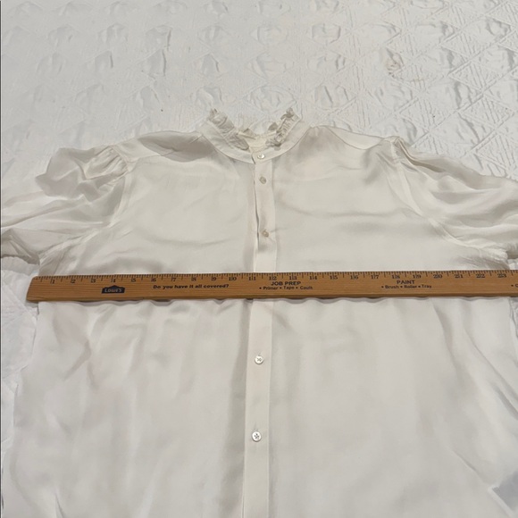 Ralph Lauren Polo ruffle collar button down blouse Size XXL - Picture 6 of 11